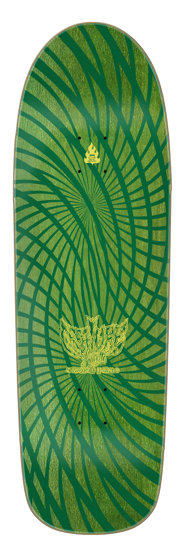 9.00in David Gravette Hippie Falls Creature Skateboard Deck