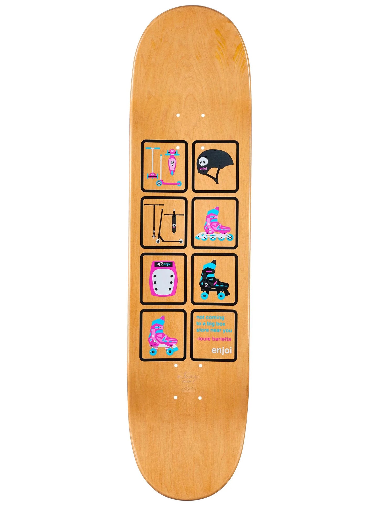 Enjoi Big Box Scooters Skateboard Deck 8.0 x 31.6