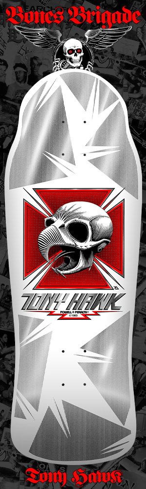 スケートボード POWELL PERALTA - tony hawk Lsize Powell Peralta Bones Brigade Series 17 Tony Hawk Old School