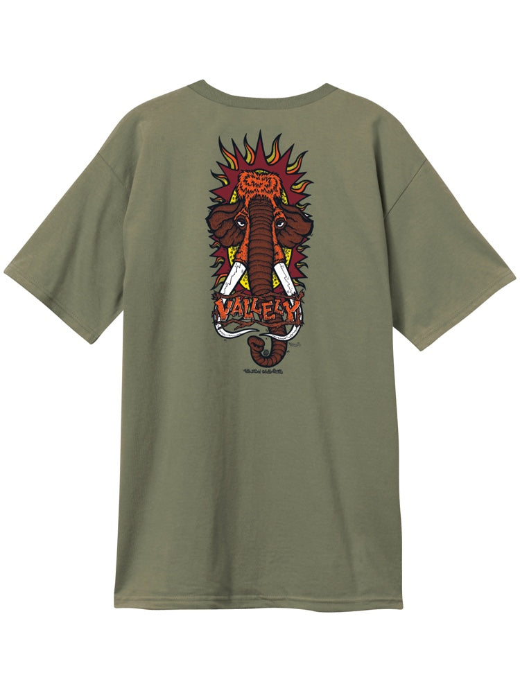 New Deal Vallely Mammoth T-Shirt (Military Green)