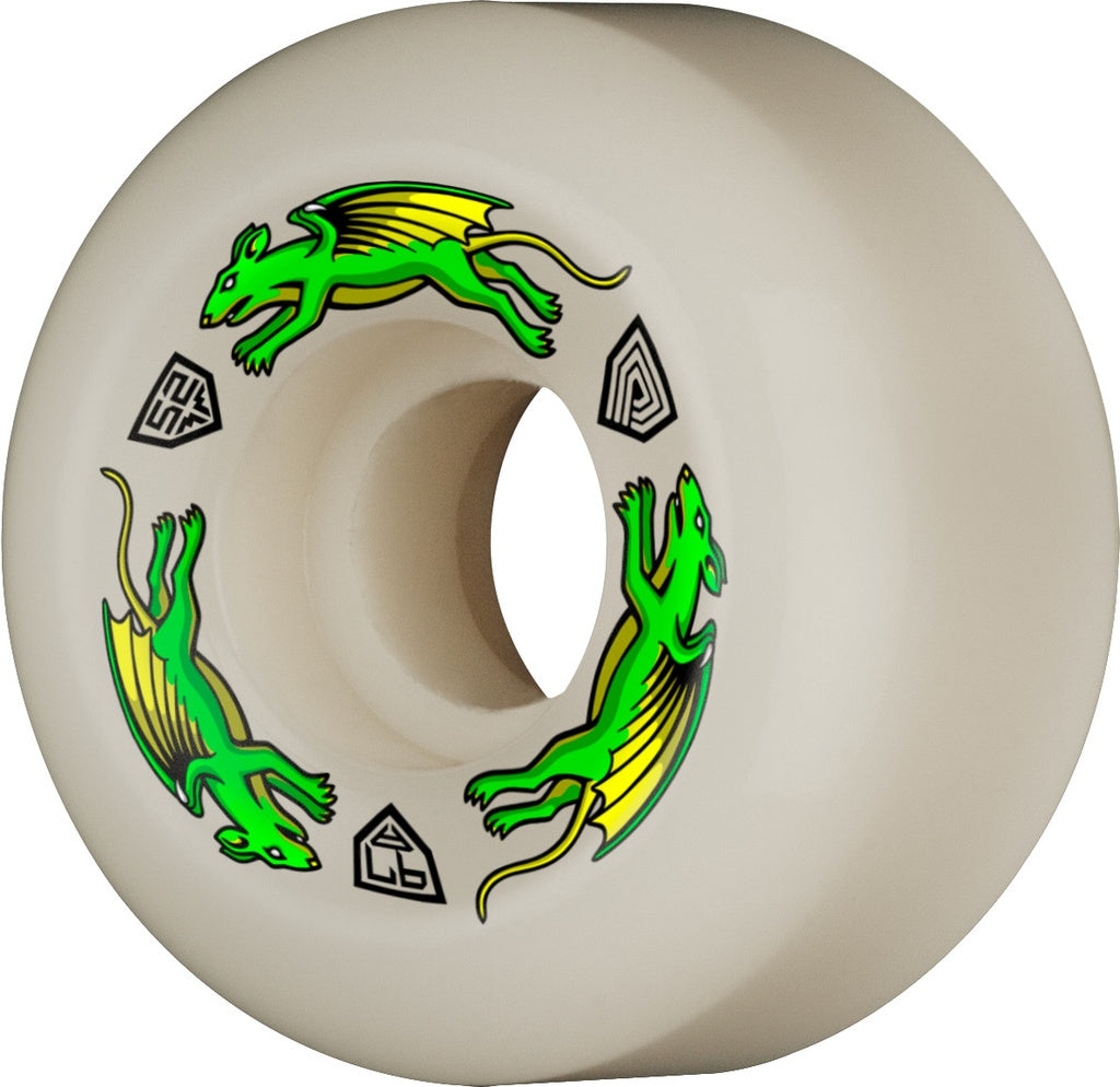 Powell Peralta Dragon Formula Nano Rats Skateboard Wheels 52mm x 30mm 97A 4pk