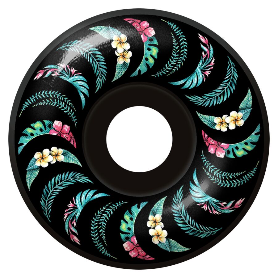 SPITFIRE FORMULA FOUR FLORAL CLASSIC BLACK 55MM 99D (Set of 4