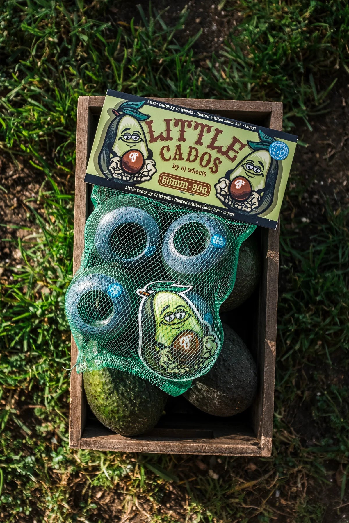 58mm Avocado Lil Doodies Green 99a OJ Wheels