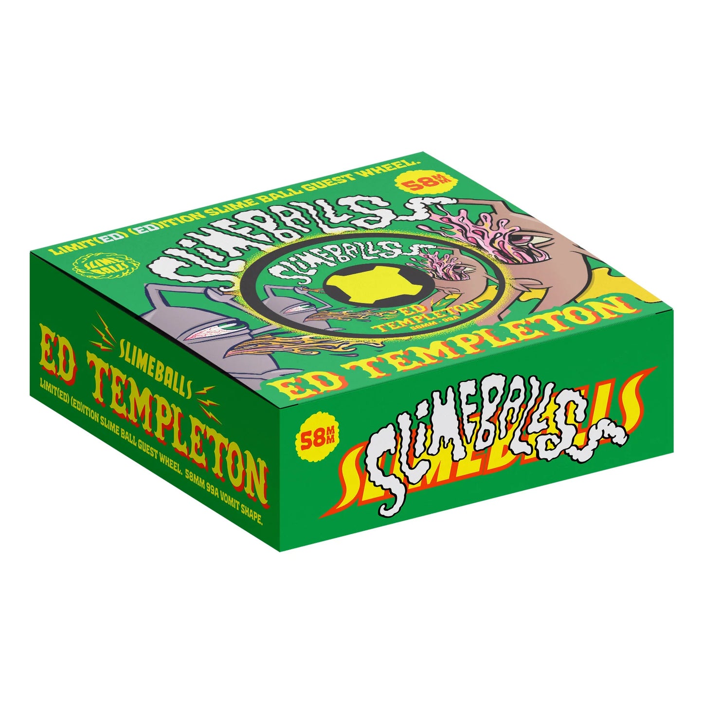 58mm Ed Templeton Vomits Black 99a Slime Balls Wheels