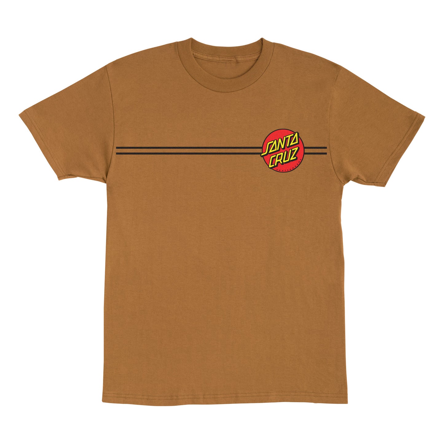 Santa Cruz Classic Dot T-Shirt (Brown Sugar)