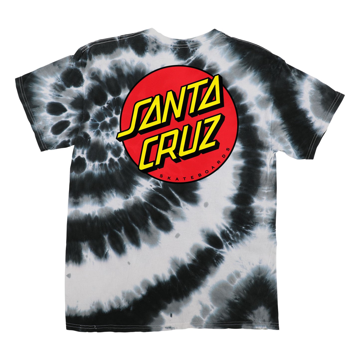 Classic Dot Santa Cruz T-Shirt - Swirl Black