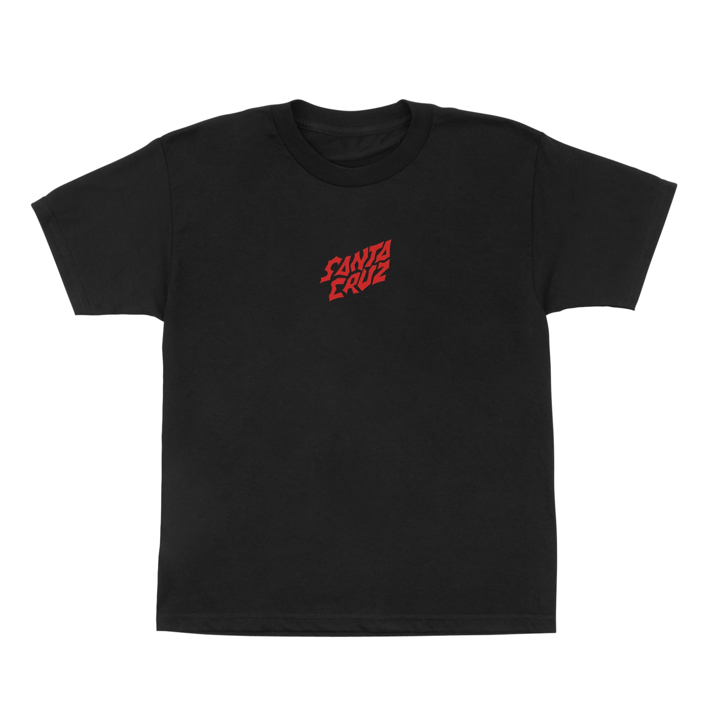 Santa Cruz Stranger Things Screaming Lights Youth T-Shirt (Black)