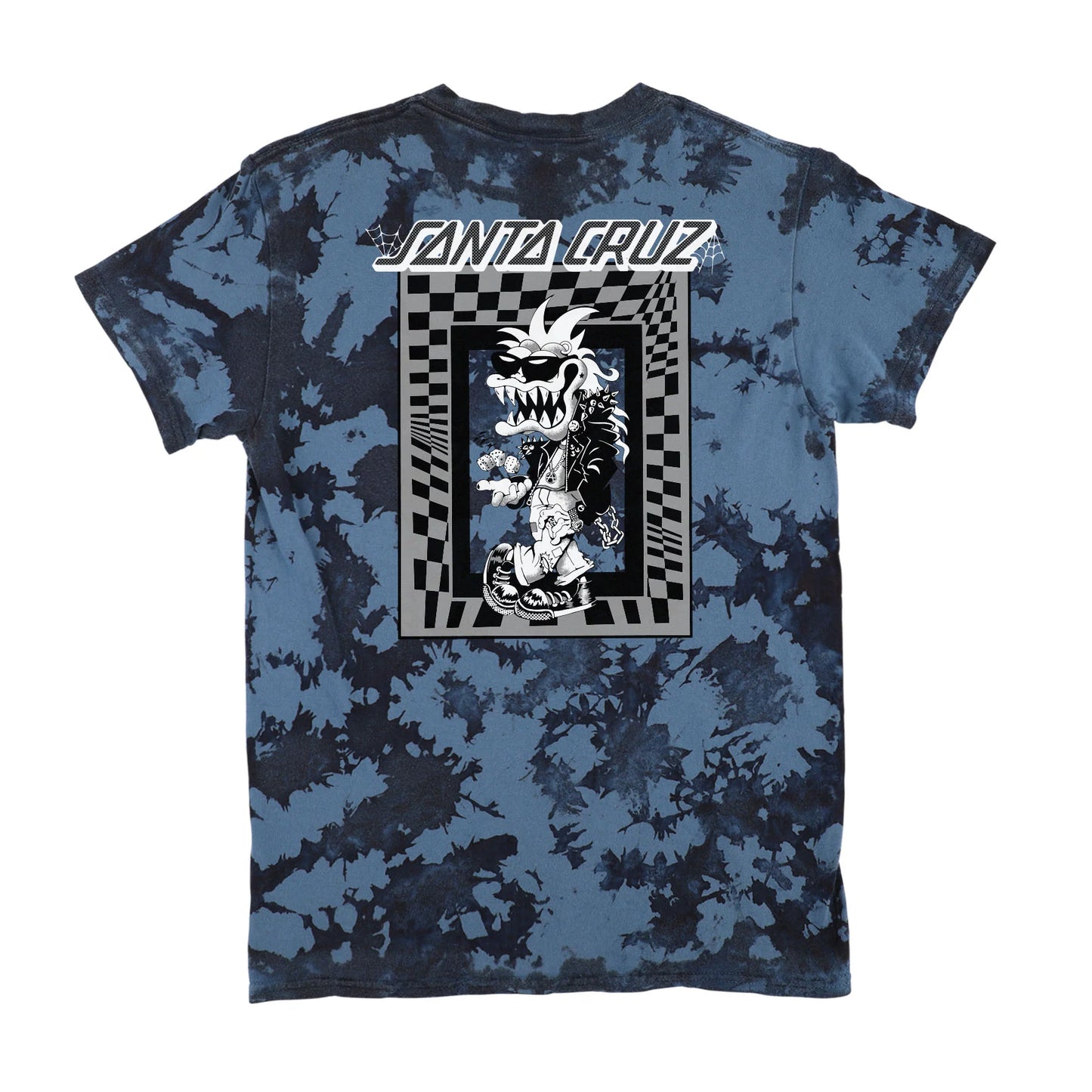 Check Gremlin Heavyweight T-Shirt Iced Navy Santa Cruz