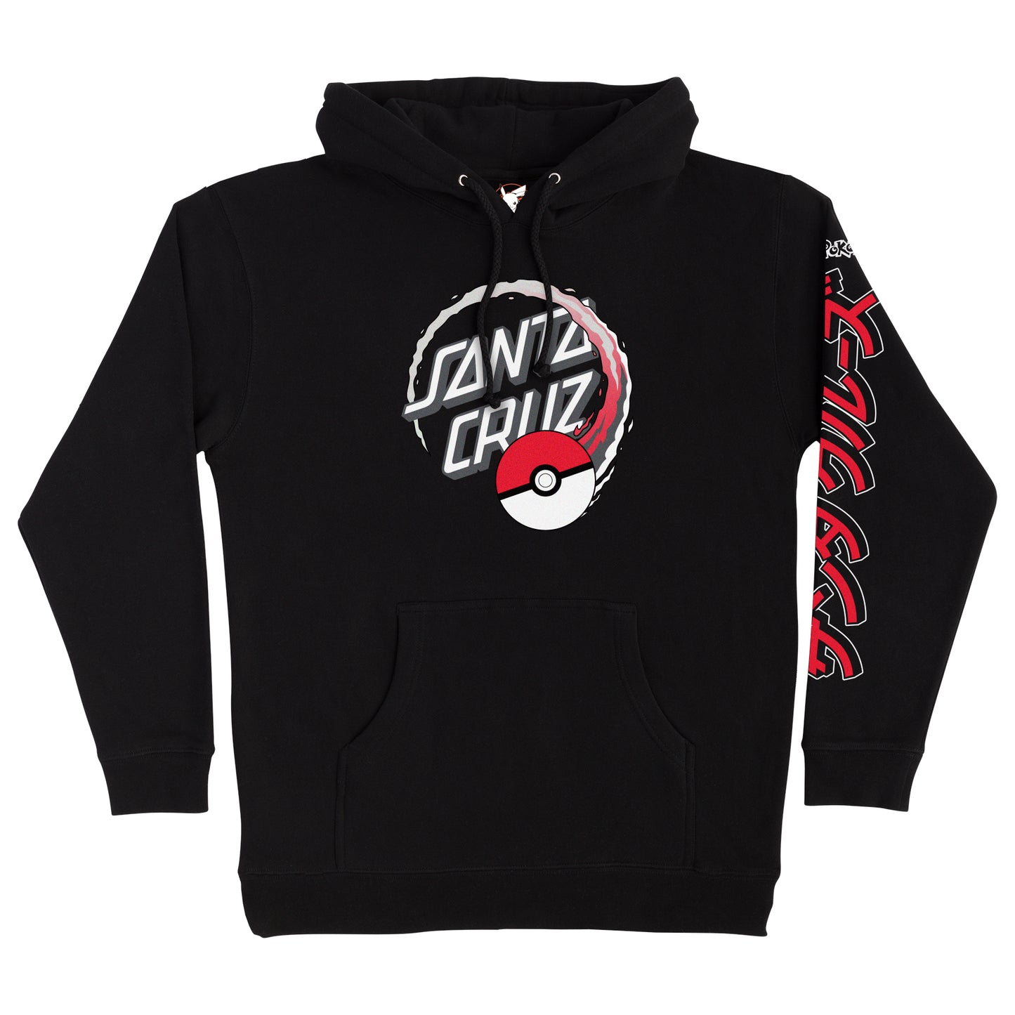 Santa Cruz Pokémon Poké Ball Dot P/O Hooded Heavyweight Sweatshirt (Available in 2 Colors)