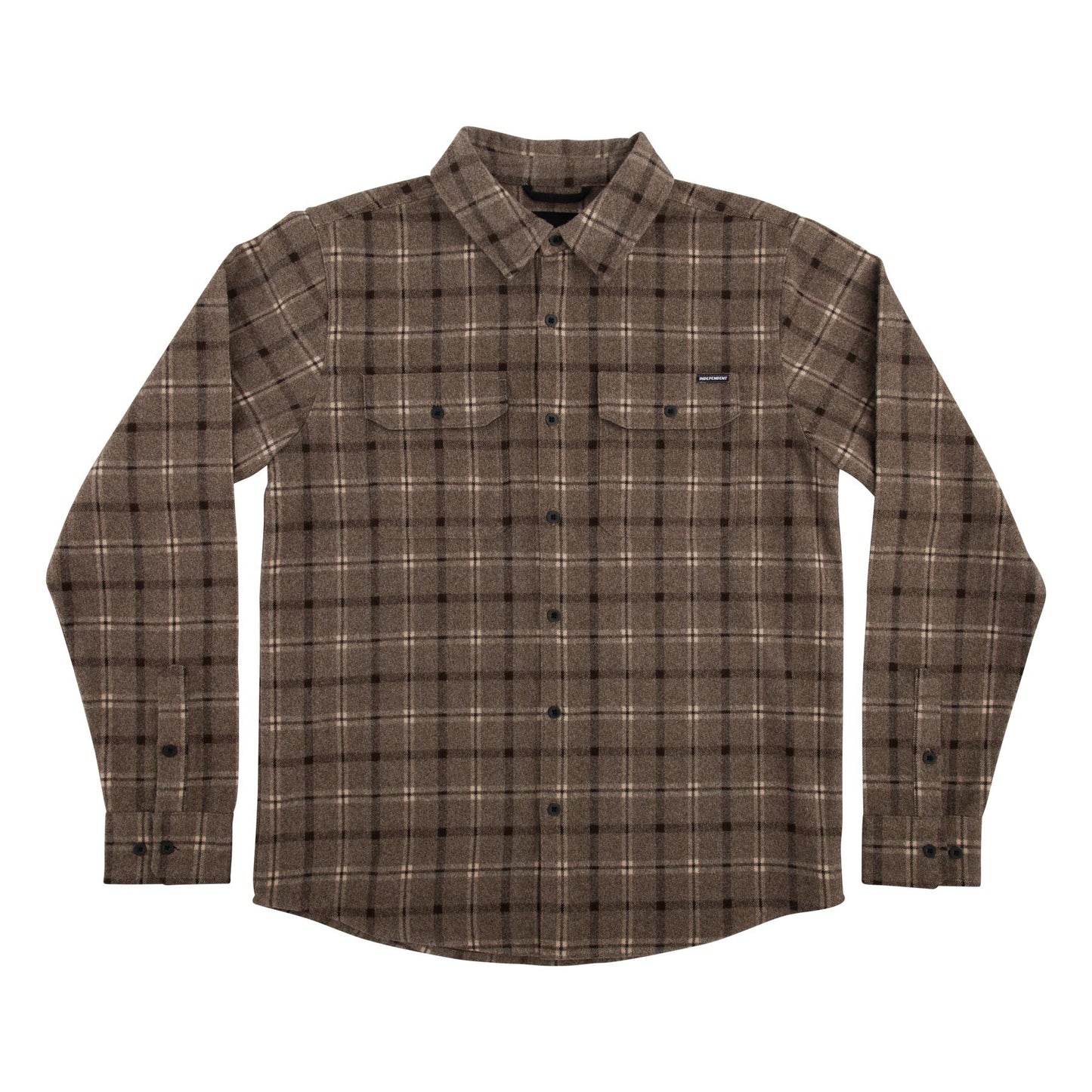 Independent Belmont L/S Flannel (Brown/Black)