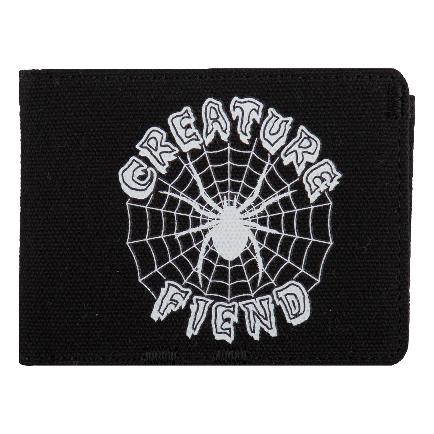 Creature Web Tri-Fold Wallet (Black)