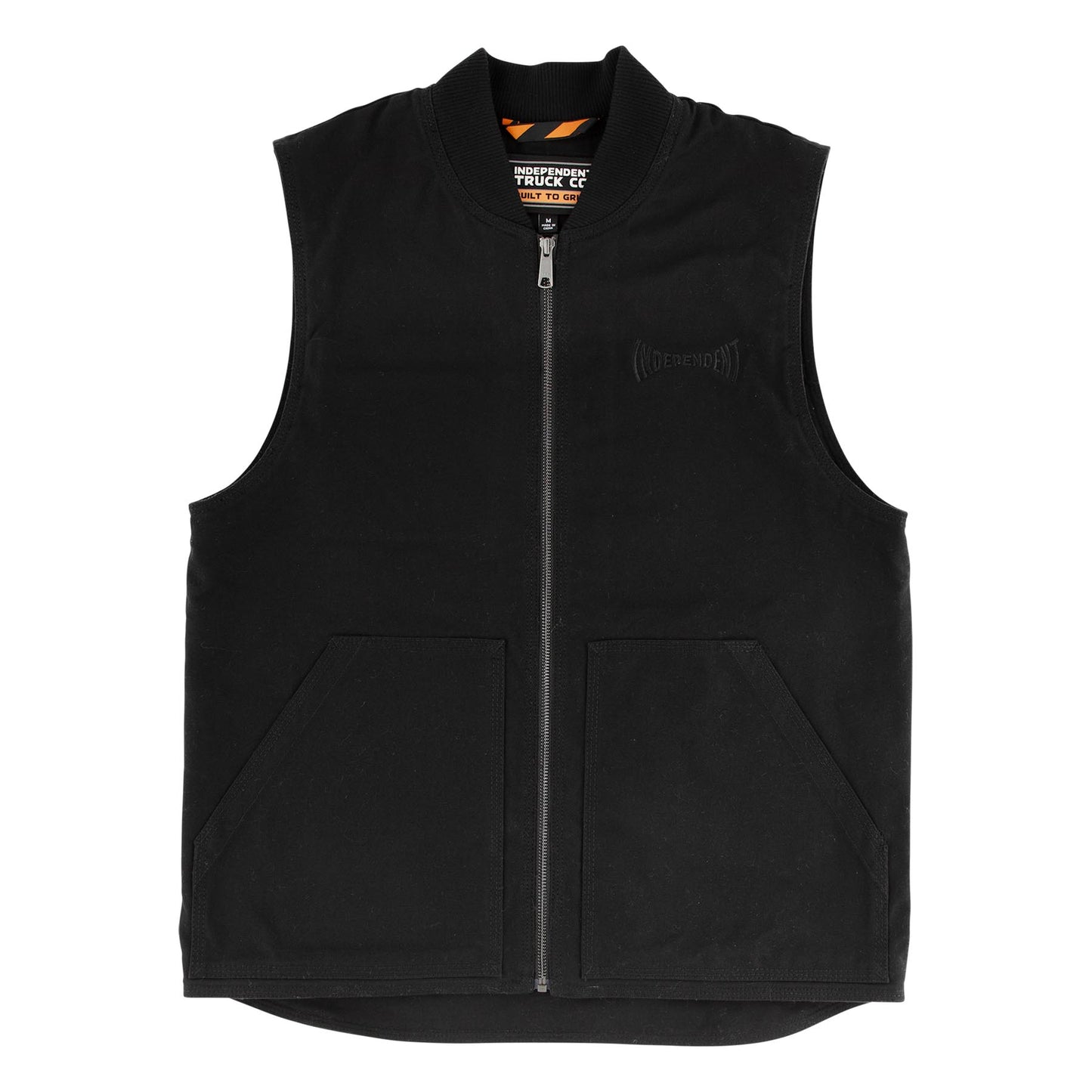 Independent Built To Grind Mens Canvas Vest (Black)
