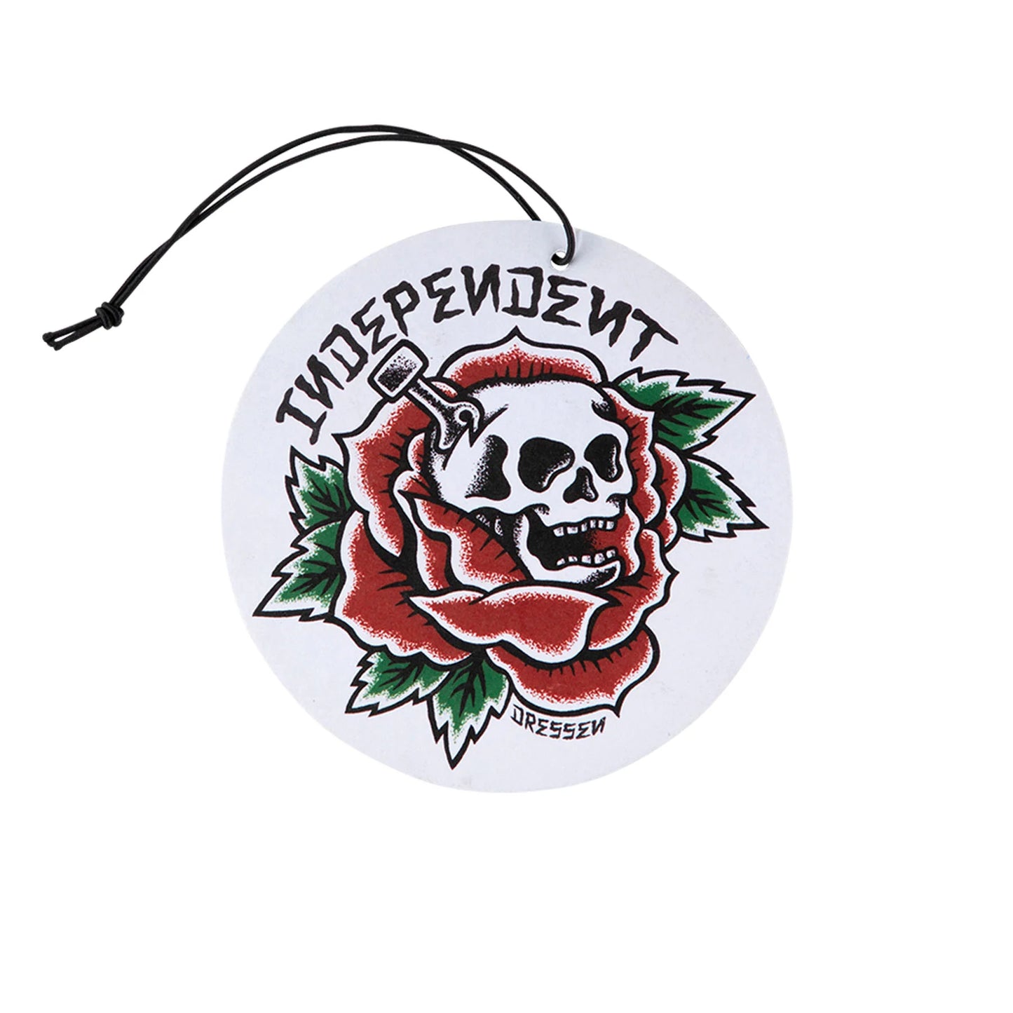 Independent Dressen Skull Rose Air Freshener - White