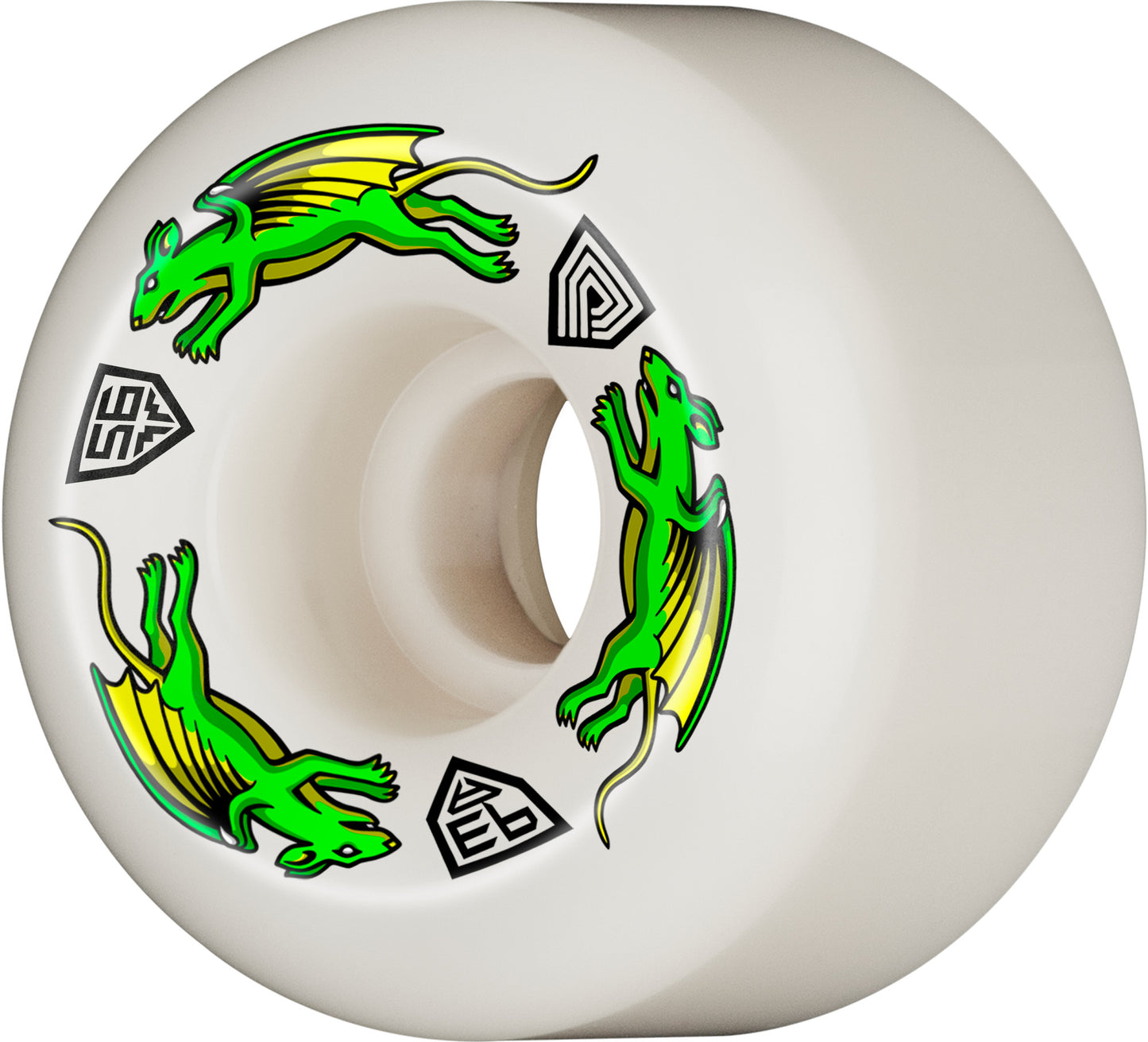 Powell Peralta Dragon Formula Nano Rats Skateboard Wheels 56mm x 39mm 93A