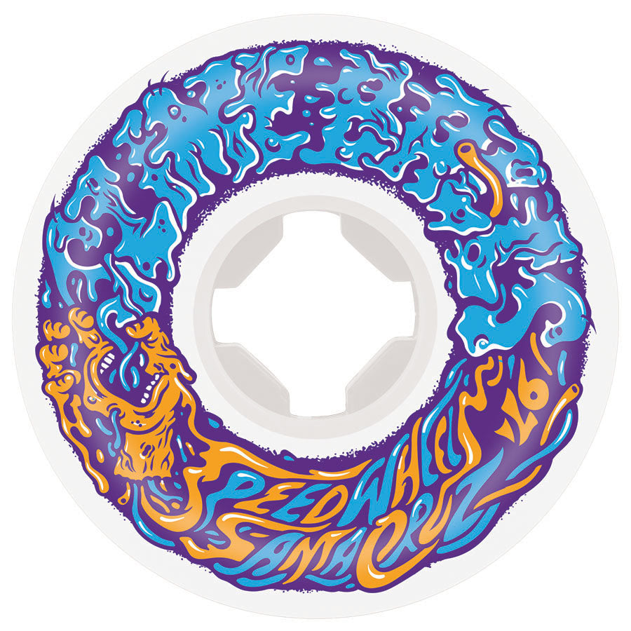 Santa Cruz Slime Balls Vomit Mini II Wheels 56mm/97a White (Set of