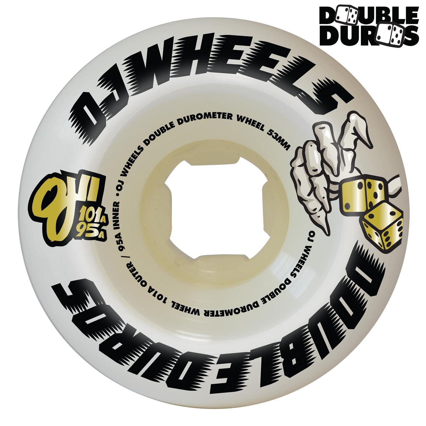 OJ 53mm Double Duro Mini Combo Wheels 101a/95a