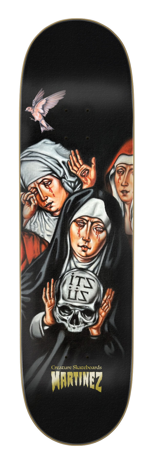 Creature Martinez Its Us Witches Pro Stumps Skateboard Deck 8.51in x 31.88in