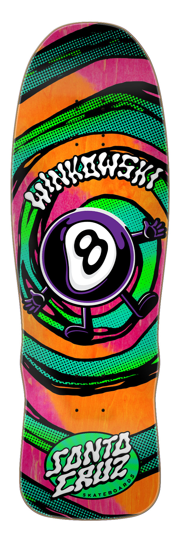 9.5in Winkowski Vertigo Medium Santa Cruz Shaped Skateboard Deck Turkey Sale