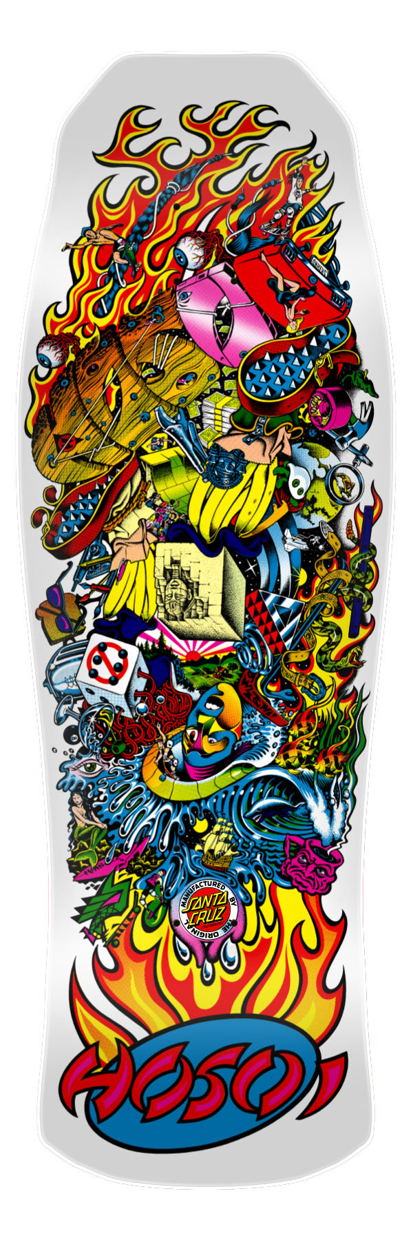 PRE ORDER** Hosoi Collage Reissue Skateboard Deck 10.0in x 30.125