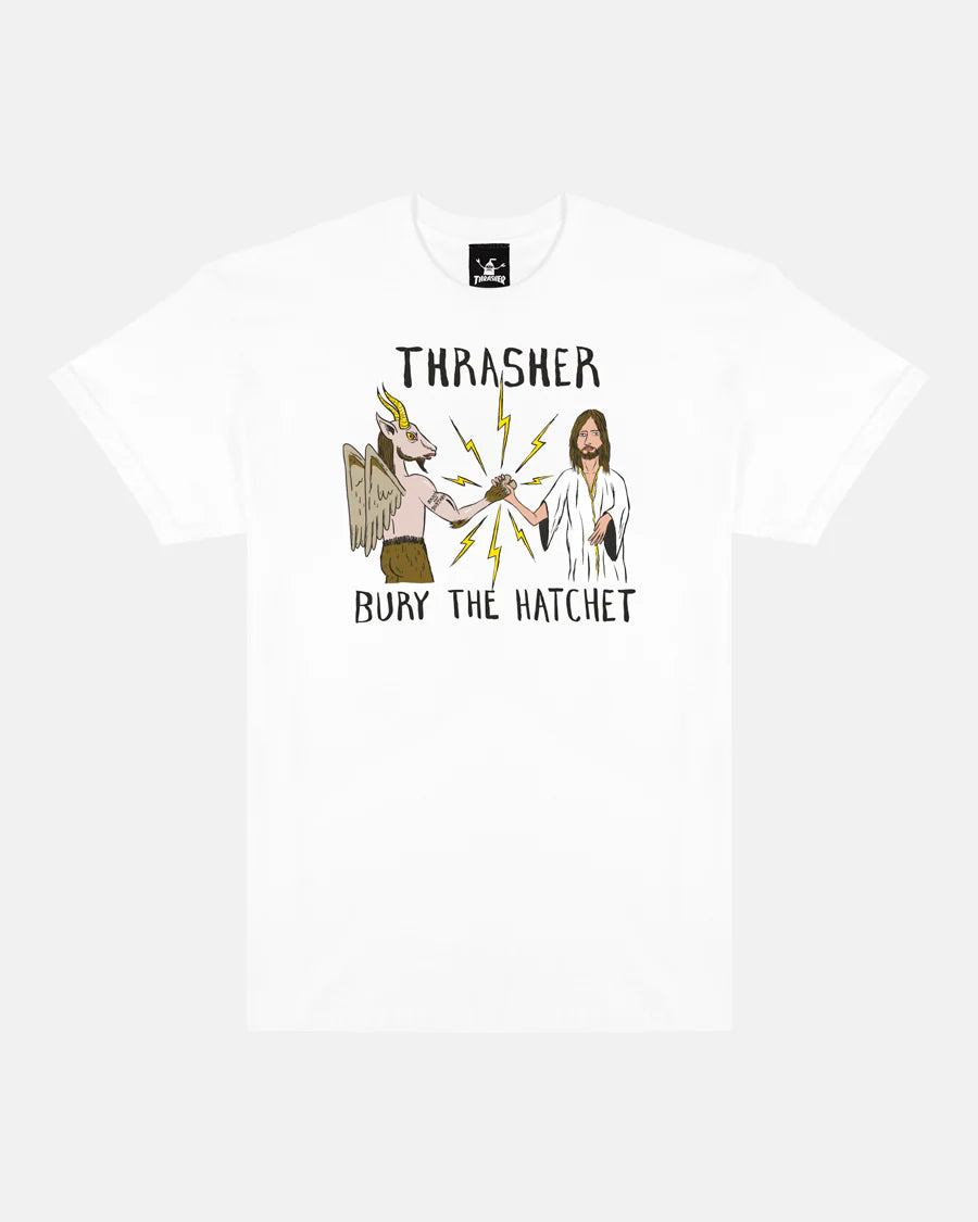 Thrasher B.T.H. T-Shirt (White)