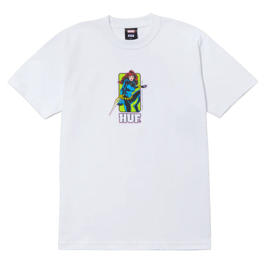 HUF X Avengers Black Widow T-Shirt (White)