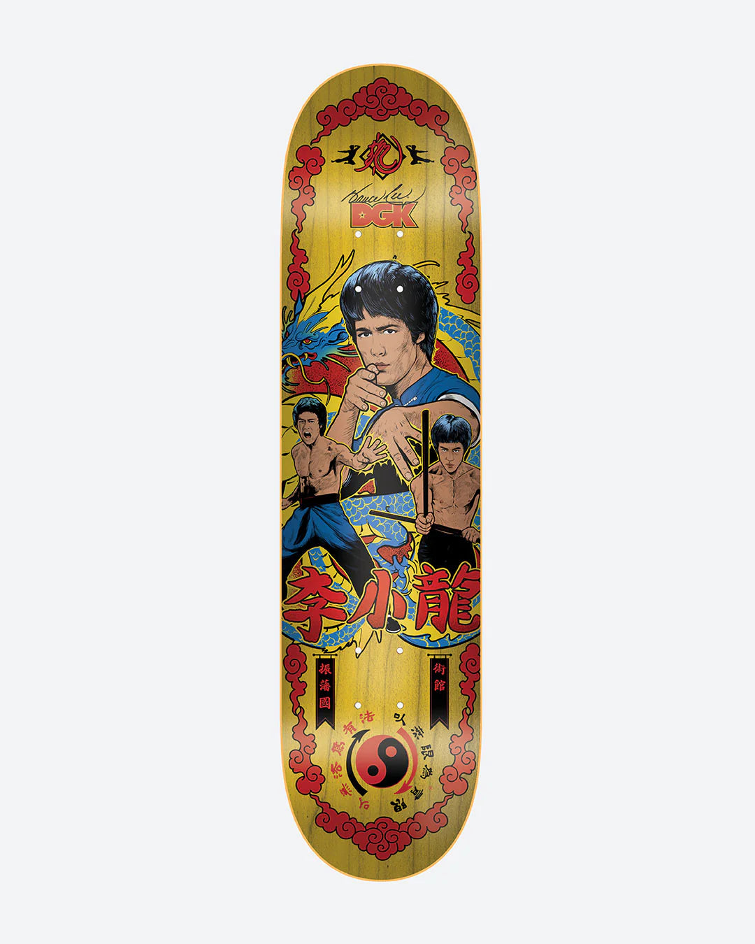DGK x Bruce Lee Fury Skateboard Deck 8.1