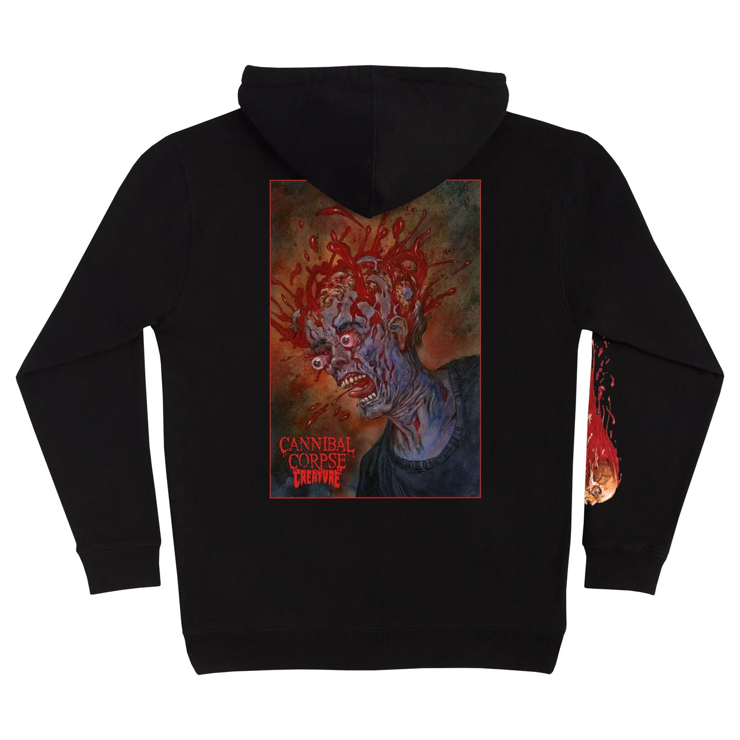 Cannibal Corpse Mens Creature Hoodie (Black)