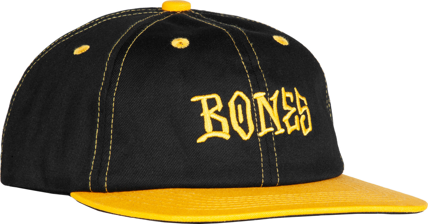 BONES WHEELS Low Pro Hat Vato Rat Blk/Gld