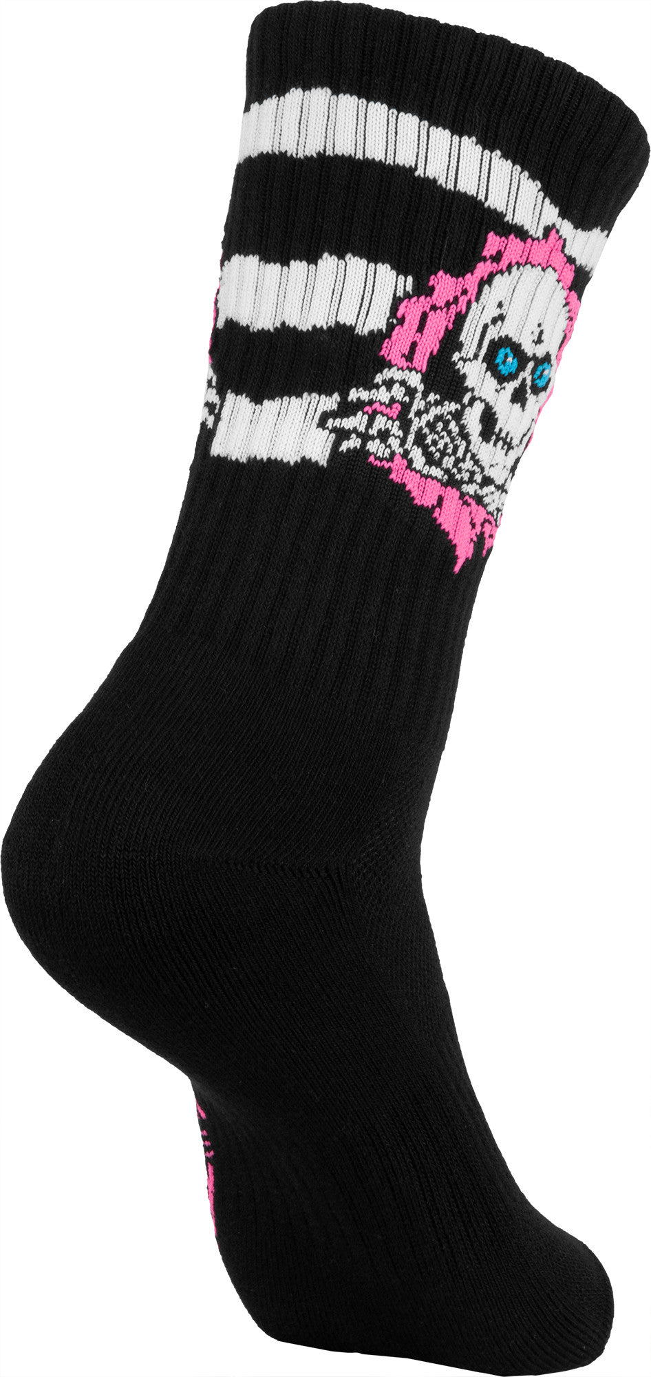 Powell Peralta Ripper Cotton Socks Stripes Black/Pink