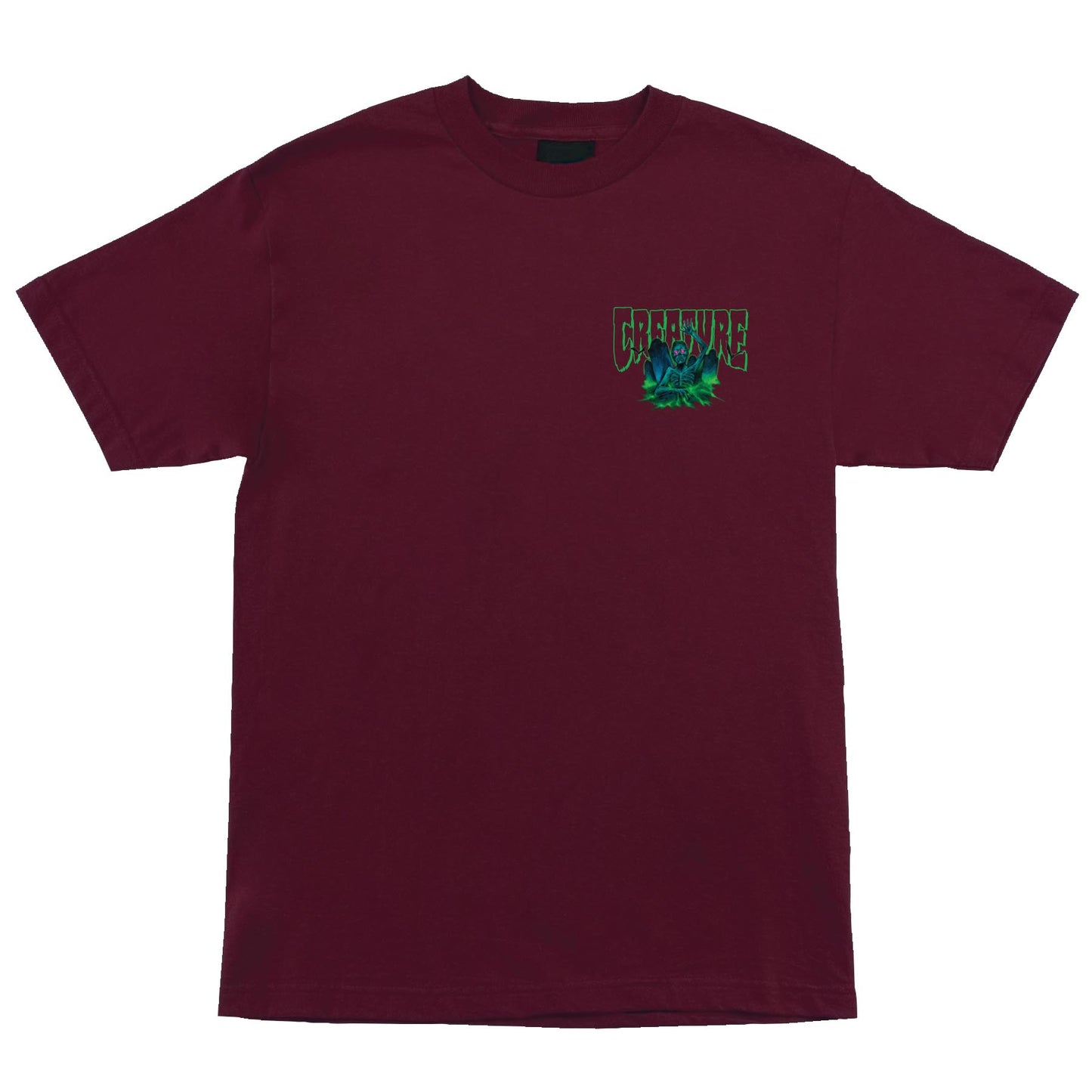 Hellbound Mens Creature T-Shirt (Maroon)