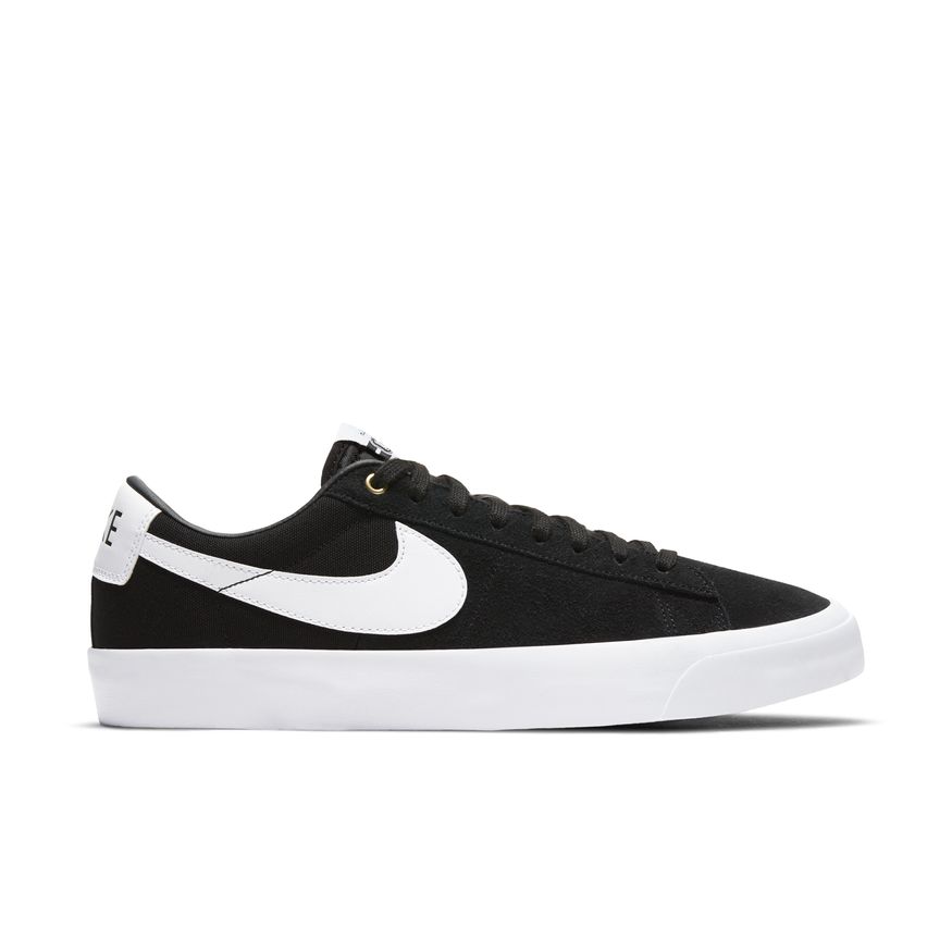 NIKE SB ZOOM BLAZER LOW PRO GT (BLACK/WHITE-BLACK-GUM LIGHT BROWN)