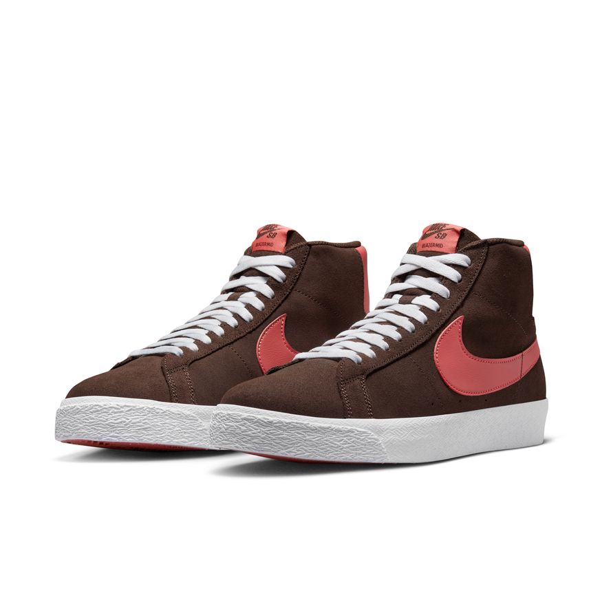 NIKE SB ZOOM BLAZER MID (BAROQUE BROWN/ADOBE-BAROQUE BROWN-WHITE)