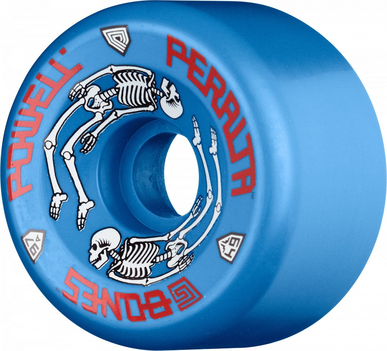 Powell Peralta Blue G-Bones Wheels 64mm/97a (Set of 4)