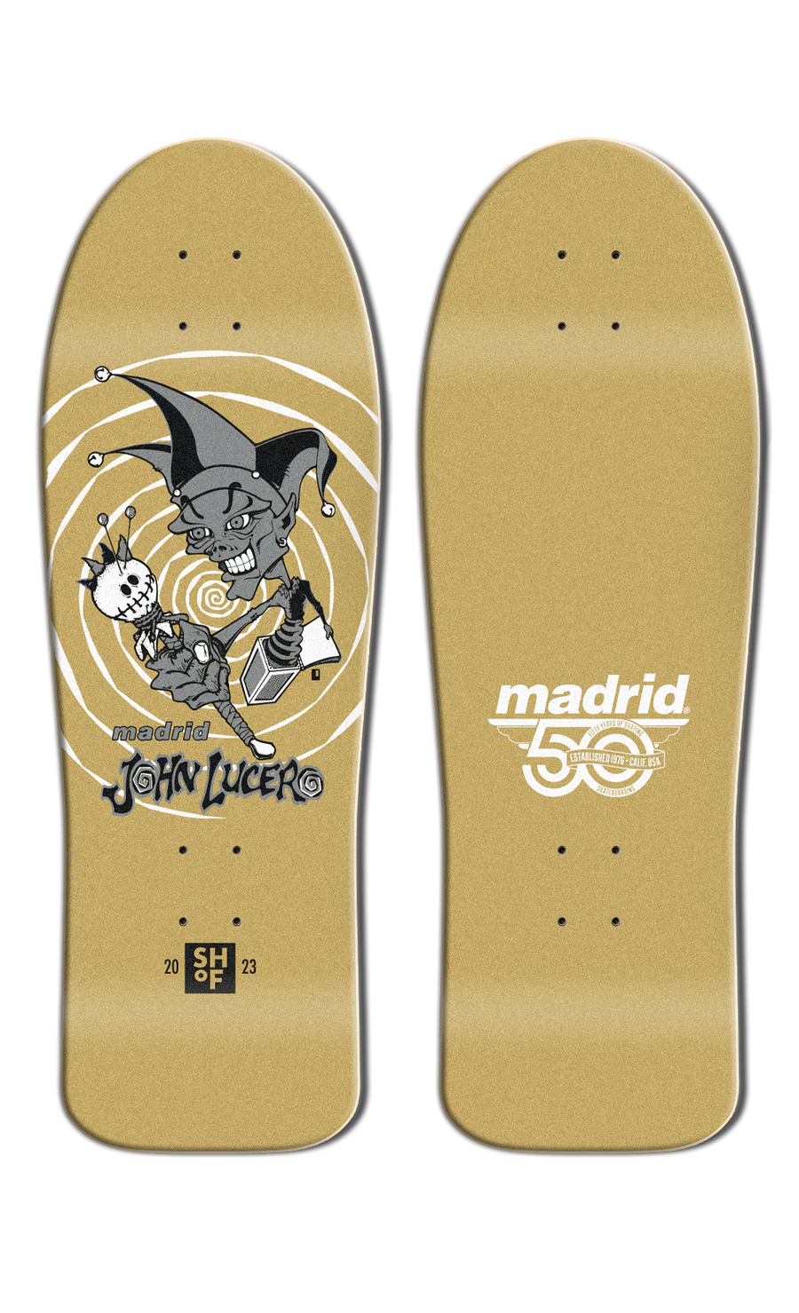 Madrid John Lucero "Jester" LTD 50th Anniversary SHOF 10.75" Skateboard Deck