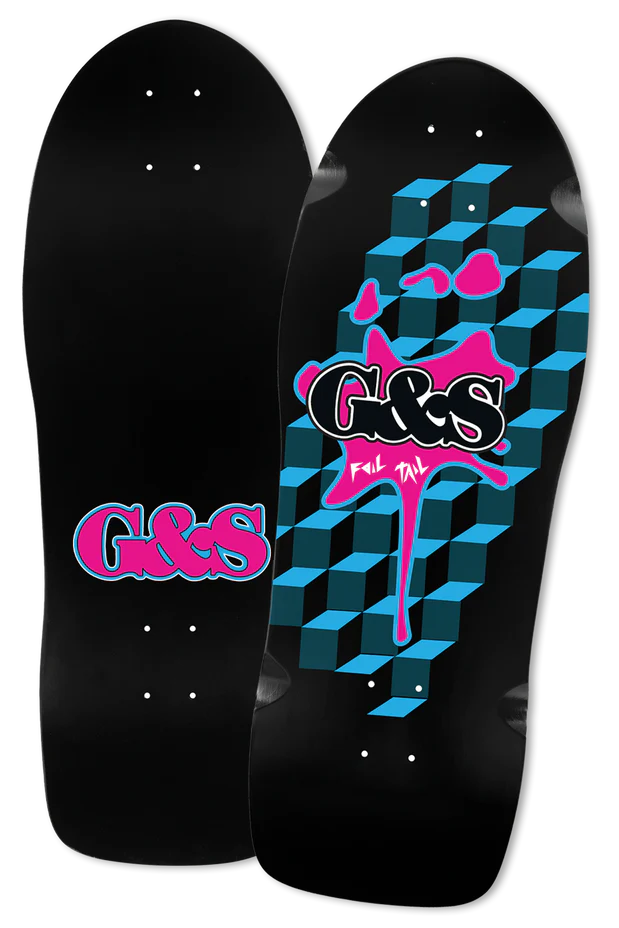 G&S - FOIL TAIL - 1984 REISSUE SKATEBOARD DECK