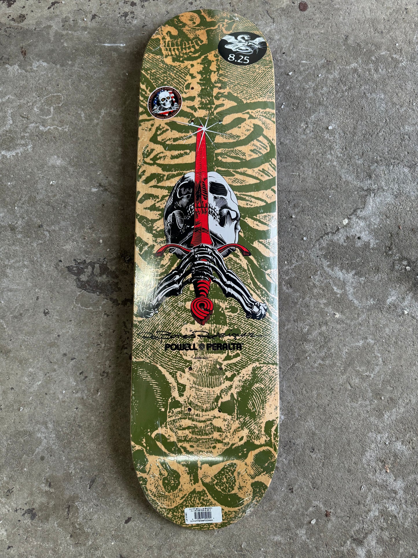 Powell Peralta Popsicle Shape 8.25” skateboard deck