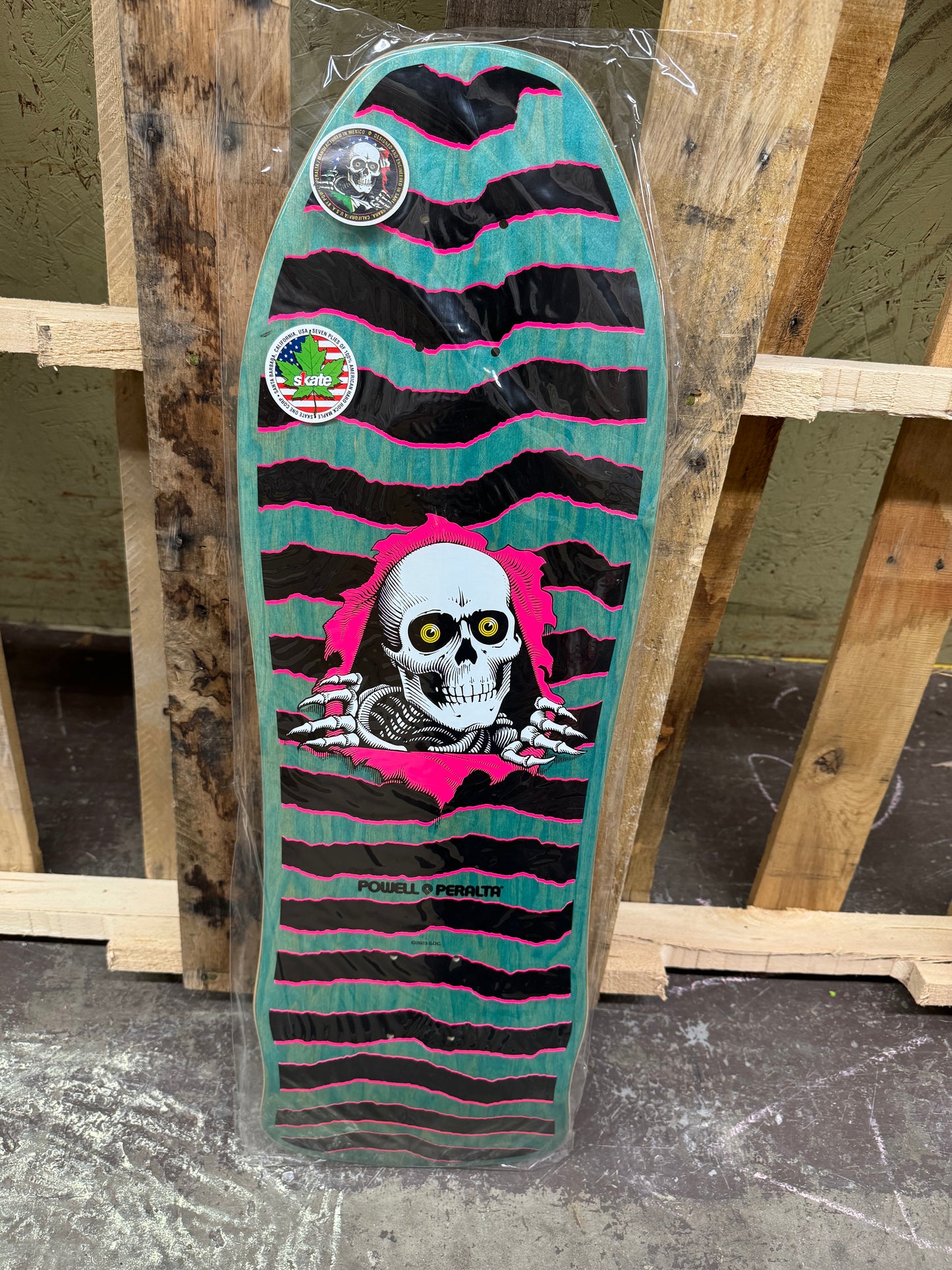 Powell Peralta GeeGah Ripper Skateboard Deck Old School Reissue **Warehouse Find** only 1!