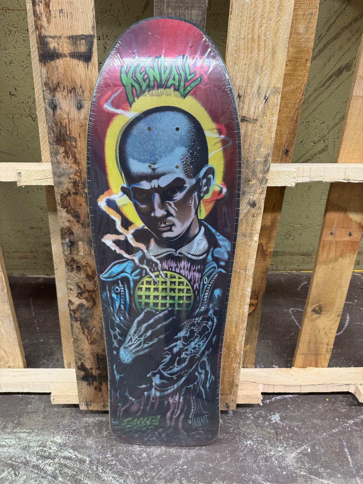 Santa Cruz Stranger Things Jeff Kendall Eleven Old school Skateboard Deck