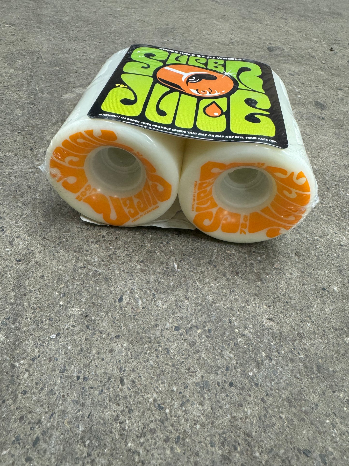 60mm Super Juice White 78a OJ Skateboard Wheels