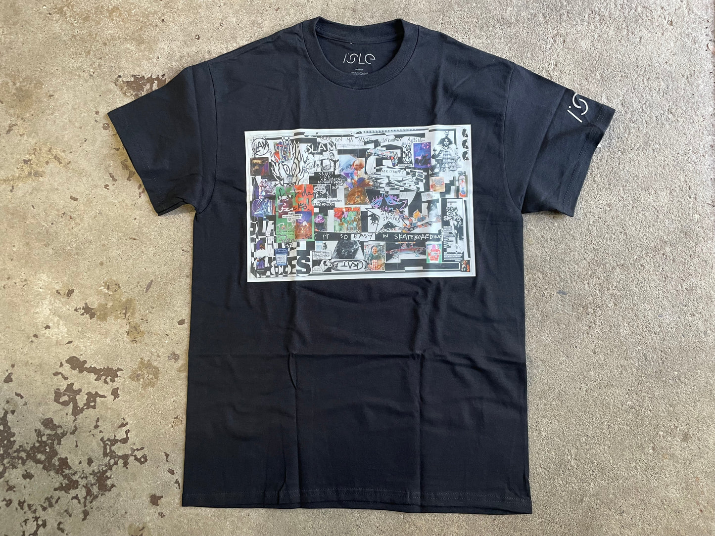 Isle x Slam City Skates T-Shirt (Black)