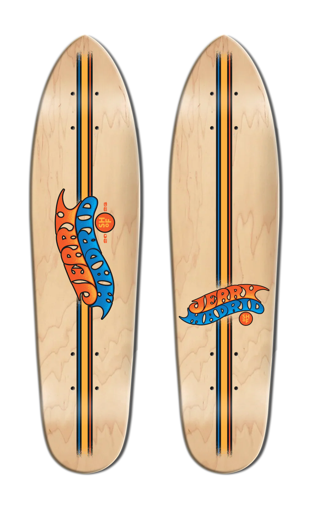 JERRY MADRID SKATEBOARD HALL OF FAME DECK - Original 1977 Shape