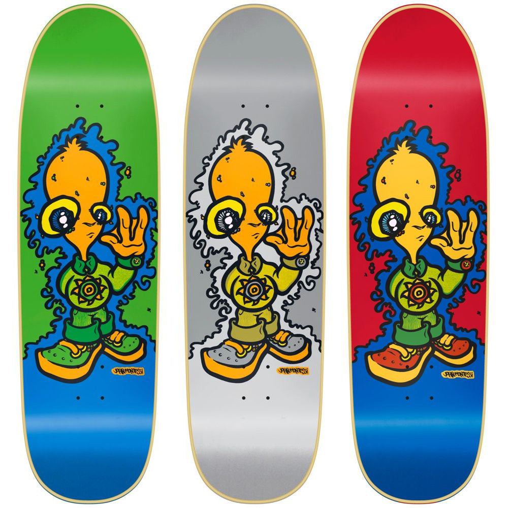 レア CONSPIRACY ALIEN SHOT デッキ コンスピ イエロー New Deal John Montesi Alien Old School Reissue Deck – Old Skull