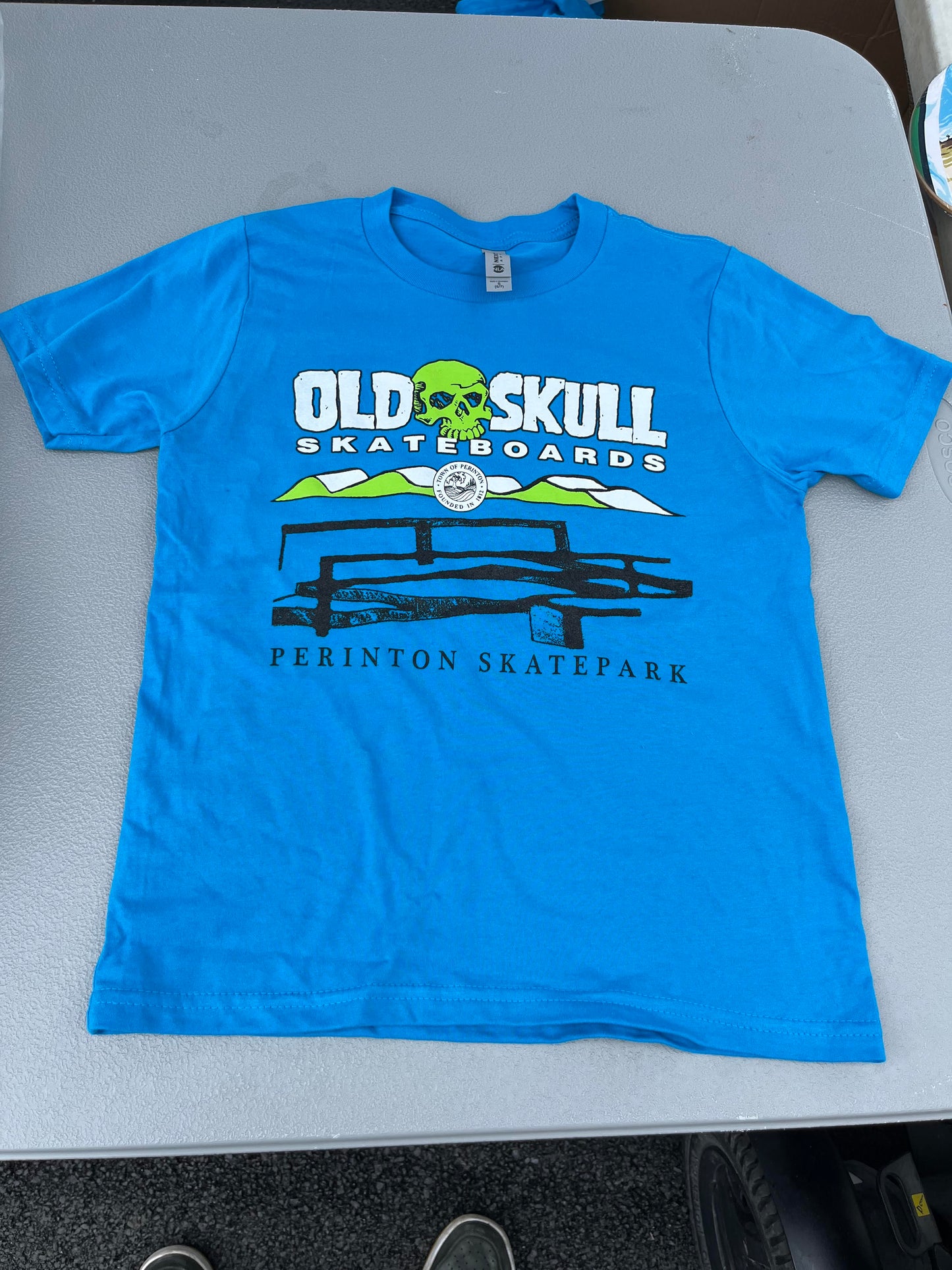 YOUTH Old Skull Skateboards Perinton/Fairport Skatepark Commemorative YOUTH T-Shirt