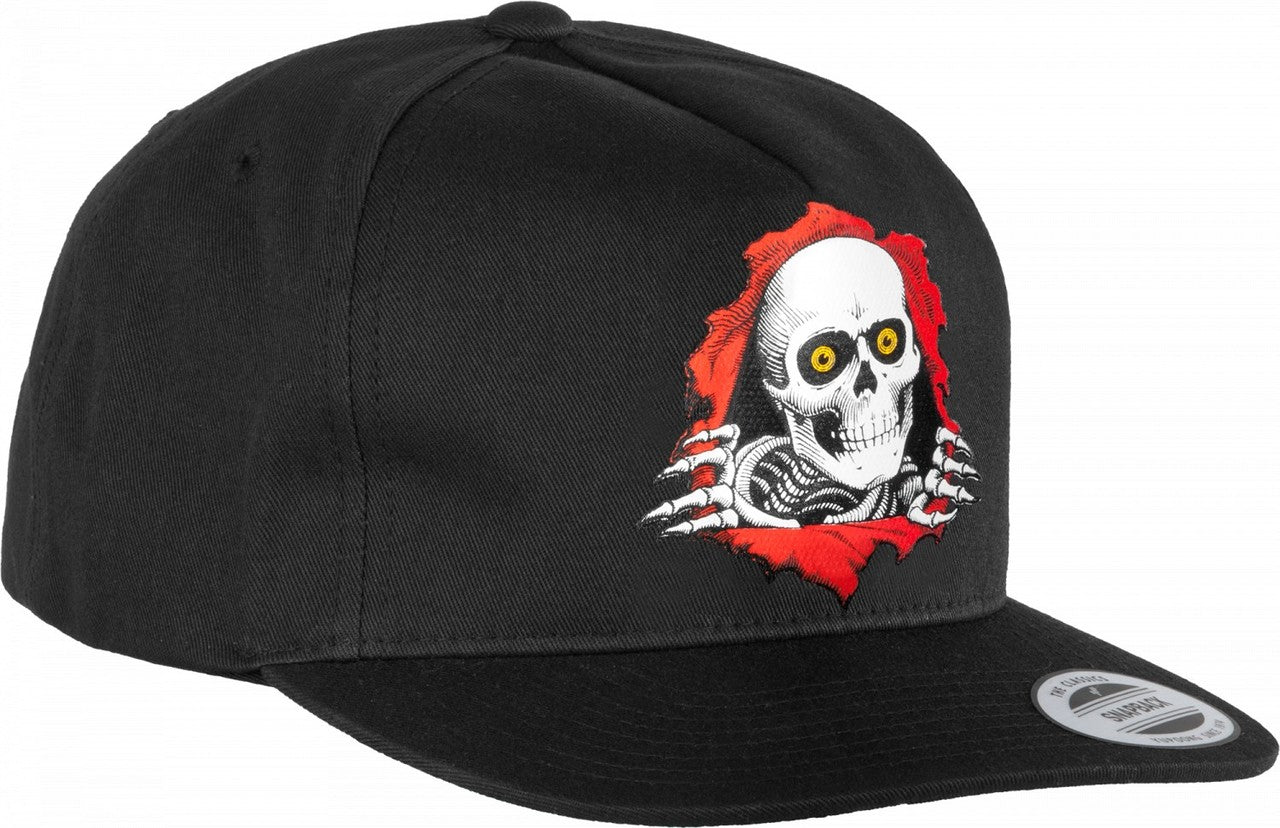 Powell Peralta Ripper Snapback Hat (Black)