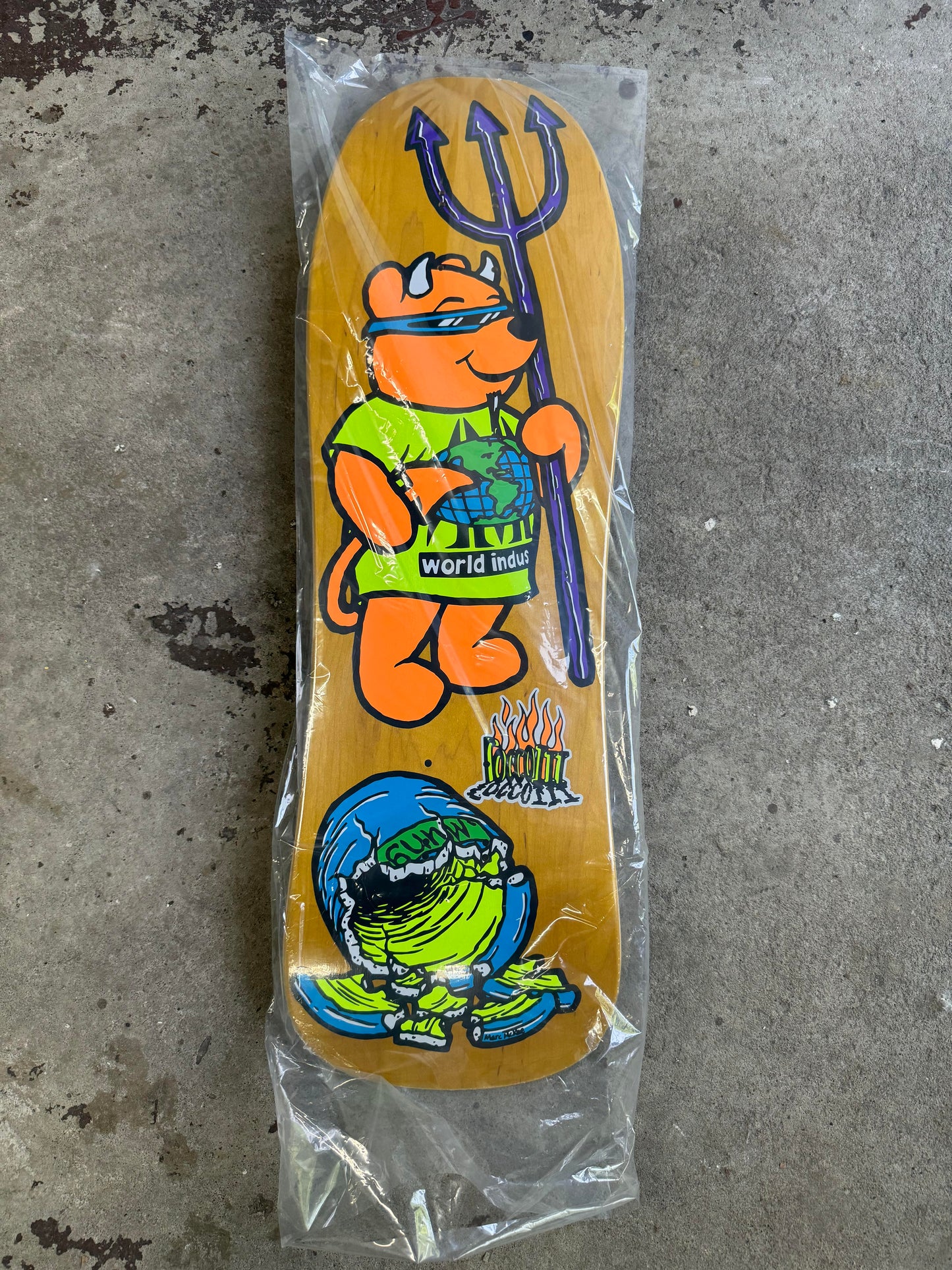 **WAREHOUSE FIND** World Industries Steve Rocco Old School Reissue Skateboard Deck