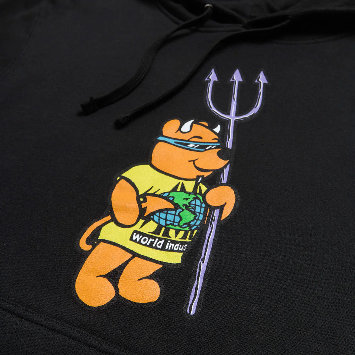 World Industries Steve Rocco III Heavyweight Hoodie Hooded Sweatshirt (Black)