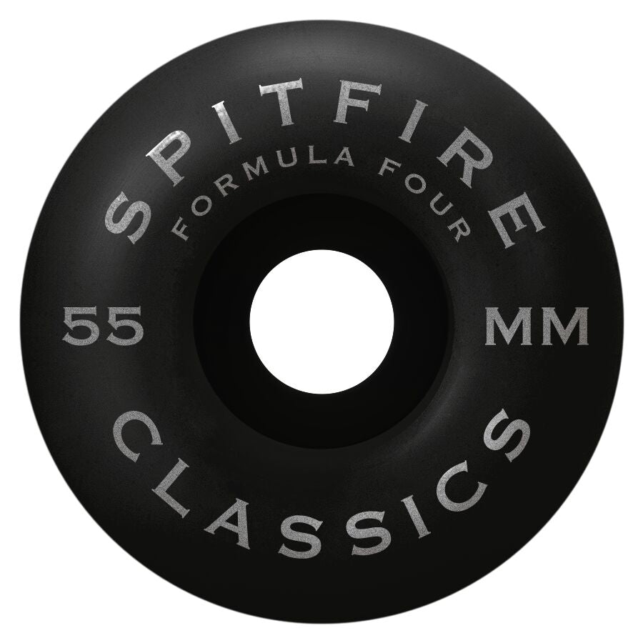 SPITFIRE FORMULA FOUR FLORAL CLASSIC BLACK 55MM 99D (Set of 4)