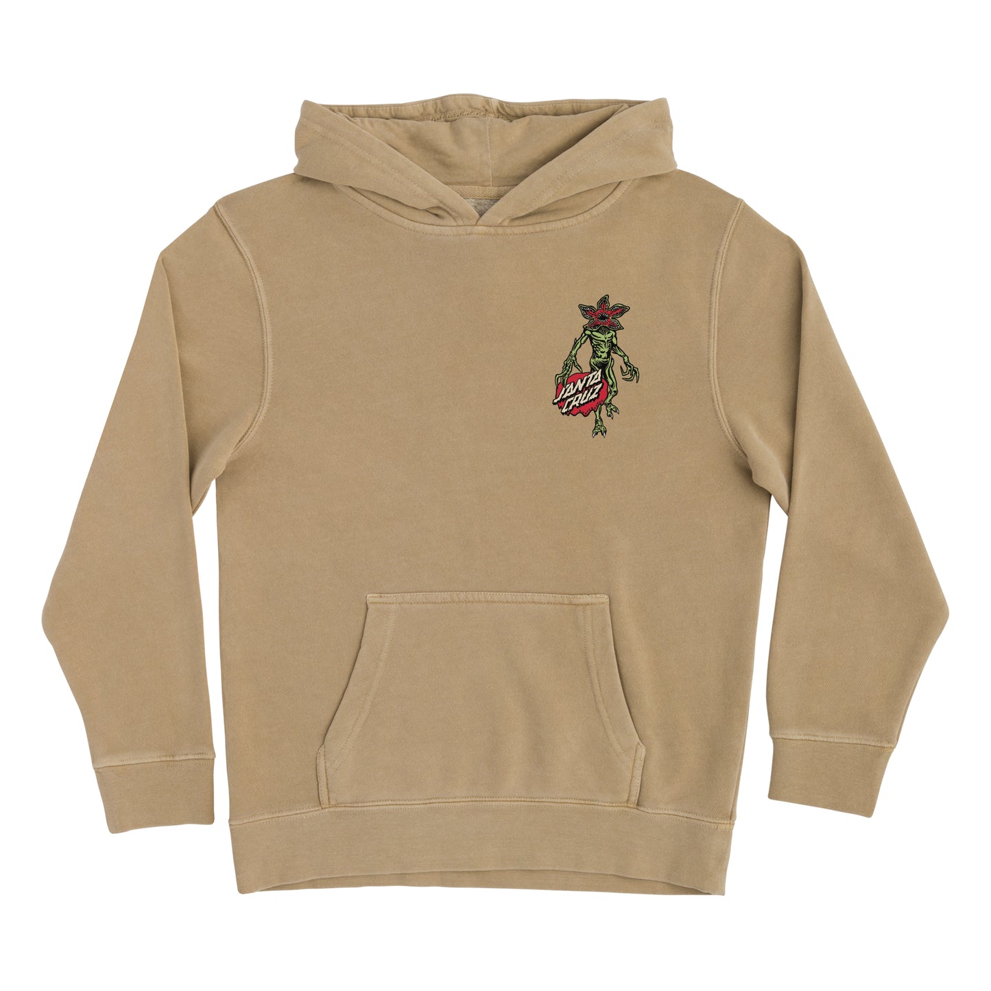 YOUTH Stranger Things Demogorgon Dot Santa Cruz Hoodie (Pigment Sand)
