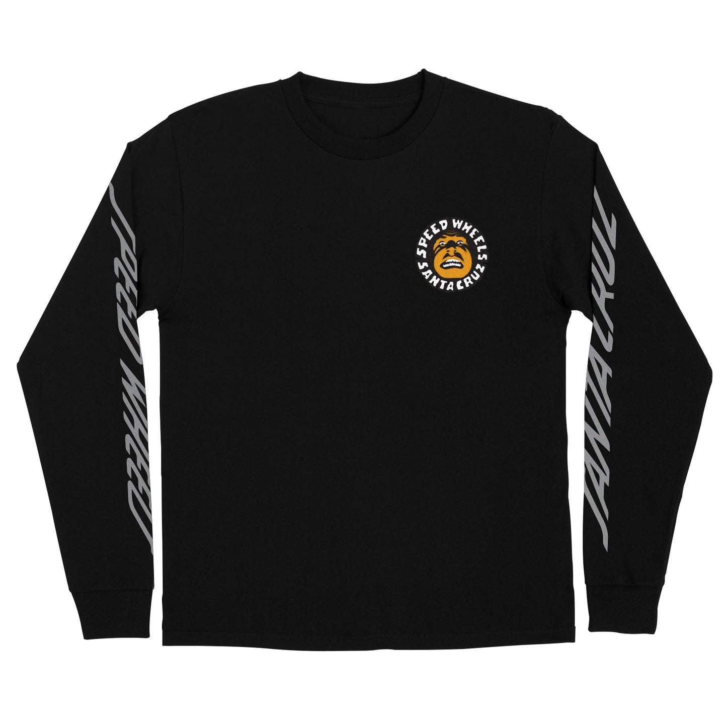 Santa Cruz Speed Wheels Eagle Long Sleeve Shirt (Black)