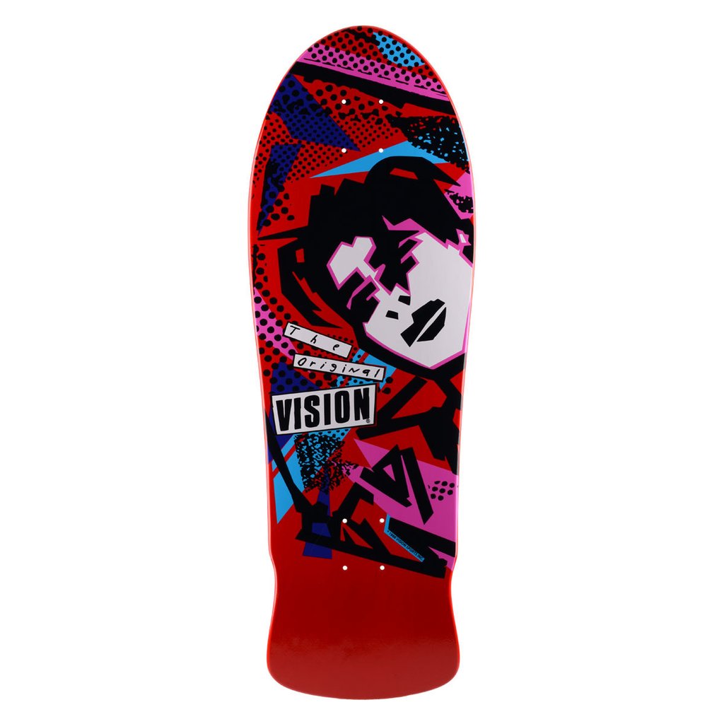 Vision Original MG Old School Reissue Deck 10" X 30" (Red) Old School
